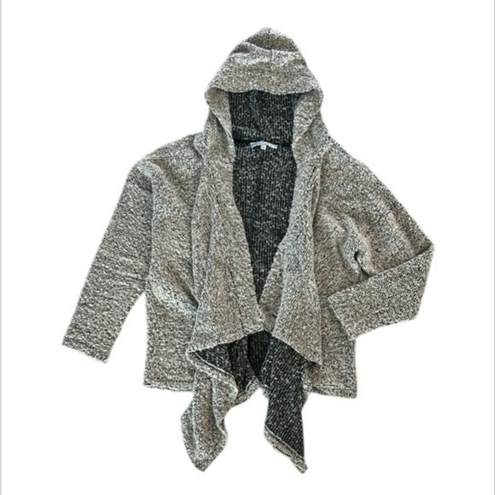Cecico boucle knit open front cardigan sweater size medium